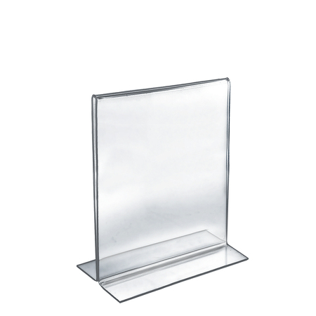 AZAR DISPLAYS 9"W x 12"H Double-Foot Two Sided Sign Holder, PK10 152712